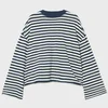 Cropp - Majica dugih rukava sa prugama - navy