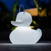 Goodnight Light LED-svetilka DUCK-DUCK XL za zunanjo uporabo v beli barvi - Dizajn - Plastika