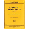 DOPPLER:ANDANTE AND RONDO OP.25 FOR TWO FLUTES AND PIANO