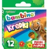 Voščene barvice Bambino, 12 barv
