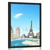 Plakat pot okoli sveta - 60x90 no frame