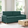 vidaXL Kavč Temno zelena 196 x 81 x 87,5 cm Blago