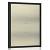 Plakat ptica v megli - 20x30 black