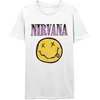 Nirvana Majica Xerox Smiley Pink Unisex White S