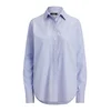 LAUREN RALPH LAUREN Srajca 200940254002 Svetlo modra Straight Fit