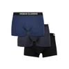 Organic Boxer Shorts 3-Pack Dark Blue+Navy+Black