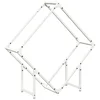 Stalak za drva bijeli 80x25x80 cm hladno valjani čelik