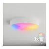 Brilagi - LED RGBW prigušiva plafonska svetiljka CLARE 3xE27/9W/230V Wi-Fi bela