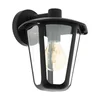 Eglo 98121 - Spoljašnje zidno svetlo MONREALE 1xE27/60W/230V crno IP44