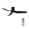 Lucci air 213354 - LED Zatemnitveni ventilator NAUTICA 1xGX53/12W/230V črn + Daljinski upravljalnik