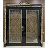 Casa Padrino luxury baroque double apartment door black/gold - Magnificent solid wood door with frame - Luxury furniture in baroque style - Baroque furniture - Hotel furniture