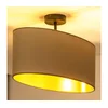 Duolla - Prislonjeni luster OVAL VEGAN 1xE27/15W/230V bež