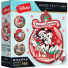TREFL Wood Craft Origin Puzzle Mickey and Minnies Christmas Adventure 160 kosov