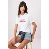 Trendyol Milla Ženska majica TWOSS26TS00178, Bela