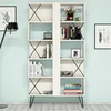 Hanah Home Polica 90x167,3x22cm Krem
