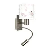 Brilagi - LED fleksibilna lampa BOBO 1xE27/25W/230V + LED/3W m. hrom/krem/zečići