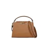 Karl Lagerfeld Ročna torbica Karl Lagerfeld Sac Bandouliere Signature Mini Cuir Caramel rjava