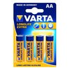 VARTA baterije LONGLIFE AA, komplet od 4 komada