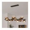 Brilagi - LED luster na sajli MILLA 10xG9/3W/230V braon/dimljeno braon