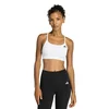 Ženski nedrček adidas Optime Essentials Workout Light Support Bra White L