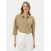 Tommy Hilfiger Srajca WW0WW46169 Bež Loose Fit