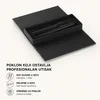 Set olovaka MAXIMUS - hemijska + roler olovka, metal/mesing, poklon kutija, crni