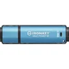 Kingston IronKey Vault Privacy 50/256GB/USB 3.2/USB-A/Modrá