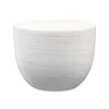 Prevleka za cvetlični lonec PURKY WHITE keramika mat d19x16cm