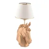 Opviq Horse White Gold Stona lampa, Zlatno-Bela