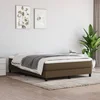Okvir za krevet s oprugom tamnosmeđi 140 x 190 cm od tkanine