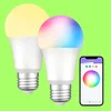 Pametne WiFi žarnice E27 LED RGB - komplet 2 kosov