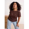 Trendyol Curve Ženska bluza Tbbss26Af00196, Braon