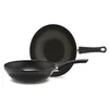 Piardi Home Tiganj Wok Vulcano Line 28 cm, Crni
