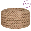 Vidaxl Vrv iz jute 5 m dolžina 50 mm debelina