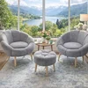 ATELIER DEL SOFA Fotelje i tabure Lida Wellsoft Grey