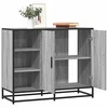 Komoda Siva Sonoma 92x35x76 cm Konstruirano drvo