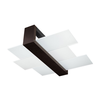 Brilagi - LED stropno svetlo HERA 2xE27/7,5W/230V wenge