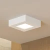 Prios LED stropna svetilka Alette, bela, 12,2 cm, z možnostjo zatemnitve - Kopalnica - Sodobni - Kovina