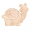 Autronic Vrtni okraski Turtle - magnesium, larger, flower pattern, wood imitation (SM507-L)