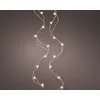 Lumineo Lampice za jelku, 4.95 m, 100 lampica, Unutrašnje, Srebrna žica/baterije, LED, Svetlo toplo belo