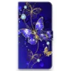 Infostyle Temno modra / Umetno usnje + TPU silikon