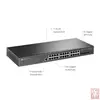 TP-Link TL-SG3428, JetStream 24-Port Gigabit L2+ Managed Switch with 4 SFP Slots