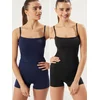 Trendyol Black-Navy Blue 2 Pack Supportive/Shaper Knitted Sports Bra with Rope Straps