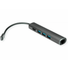 VALUE Pretvornik USB 3.2 Gen 1 Tip-C - Docking station 30Hz Value 12.99.1043