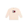 TOMMY HILFIGER Majica temno modra/živo rdeča/bela/off-bela