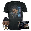 Funko Pop! & Tees Marvel Black Panther - Shuri svetleča vinilna figura in majica - S