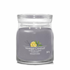 Yankee Candle Aromatična sveča Signature glass medium Black Tea & Lemon 368 g