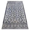 eoshop Sodobna preproga MUNDO E0561 diamantov, cikcak 3D zunanja modra/bež ( - Velikost: 140x190 cm)