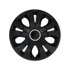 Top Ring Black Hubcap Set - 17