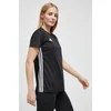 Kratka majica za vadbo adidas Performance Tabela 23 črna barva